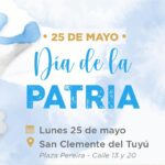 Se celebrará en San Clemente el 216° aniversario de la Revolución de Mayo