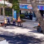 El Plan Municipal de bacheo de calles en La Costa avanza con trabajos en San Bernardo