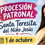 Santa Teresita celebra mañana jueves 1 de octubre su fiesta patronal con una procesión y una misa